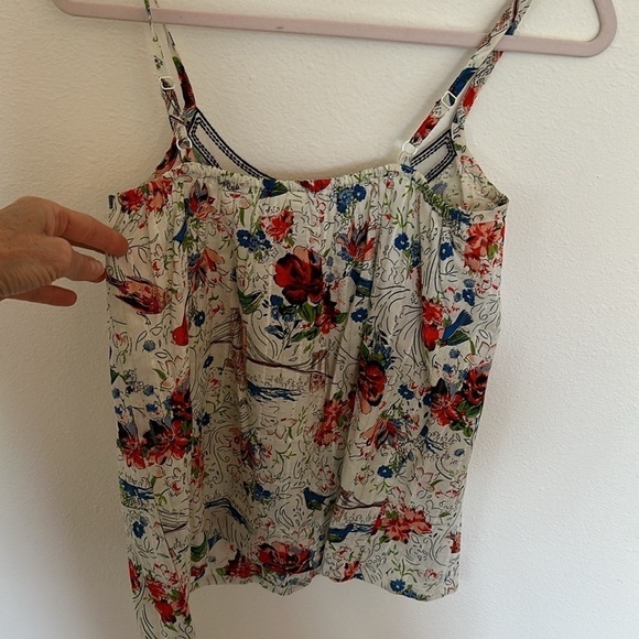Anthropologie Whimsical Printed Cami – Feminine Coquette Style, XS - Picture 8 of 8